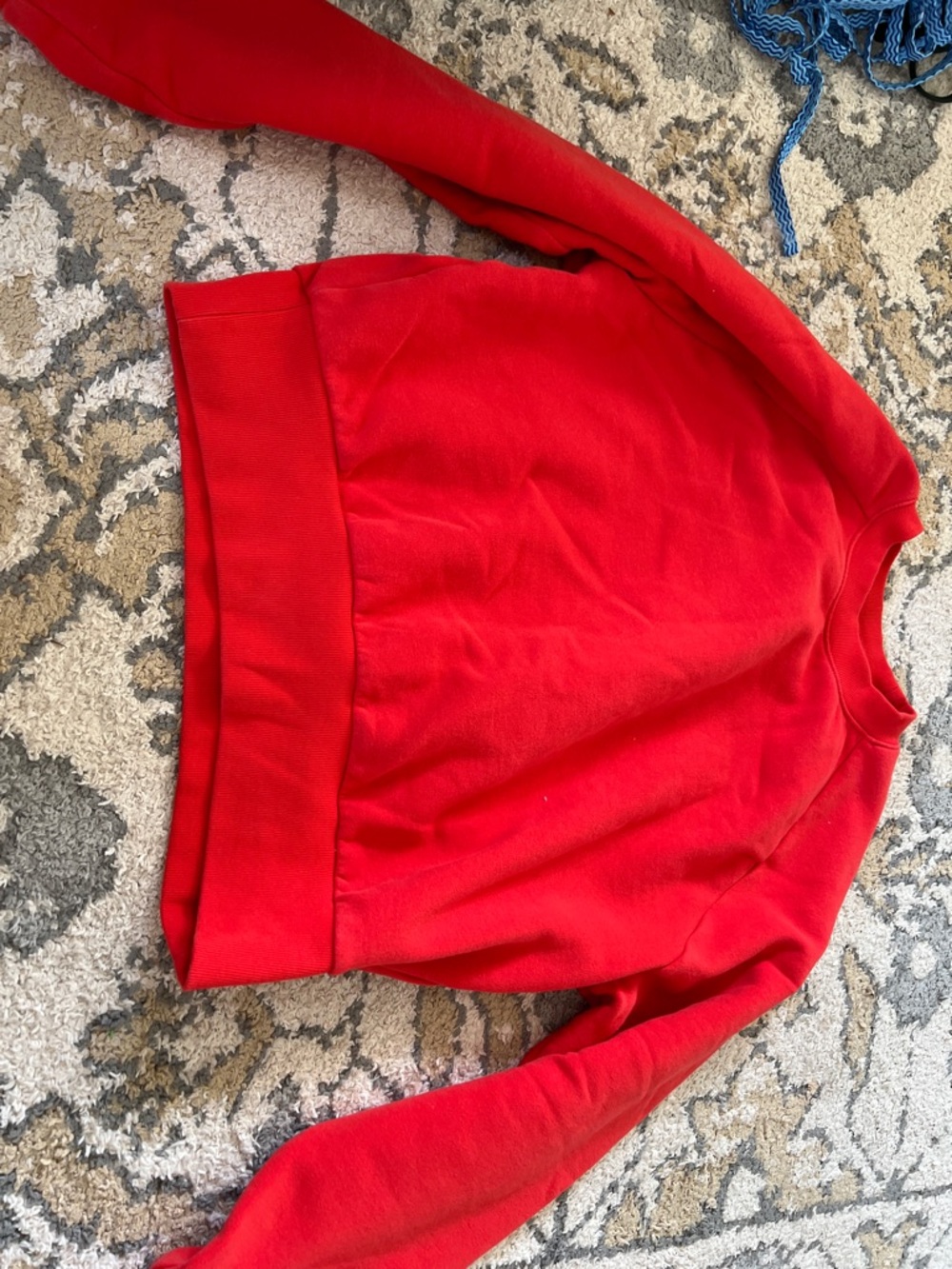 Athleta Vibrant Red Sweatshirt Top